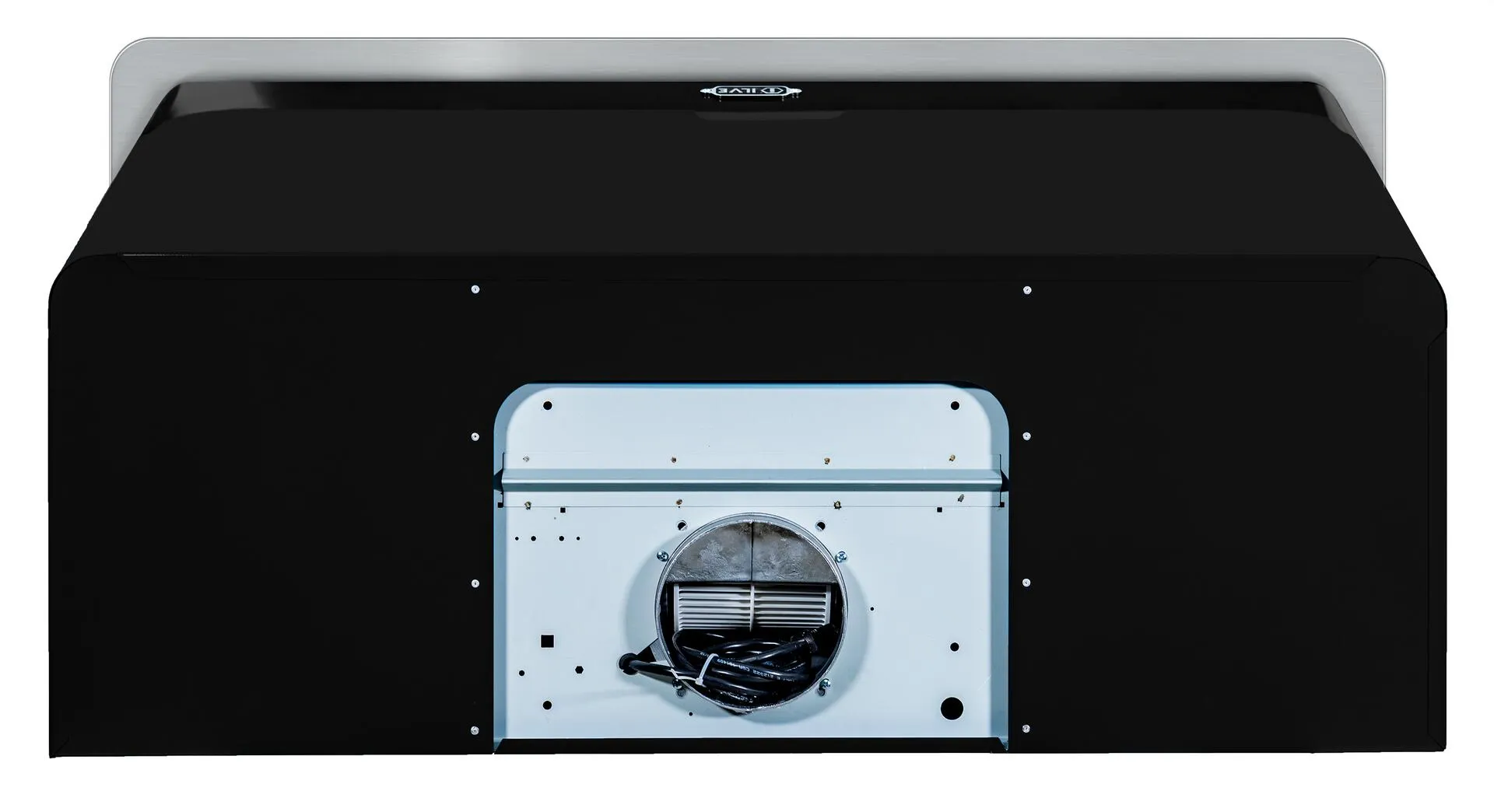 Ilve UAM150BK Majestic 60 Inch Glossy Black Wall Mount Range Hood