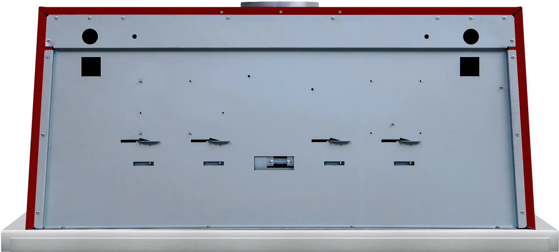 Ilve UAM150BU Majestic 60 Inch Burgundy Wall Mount Range Hood