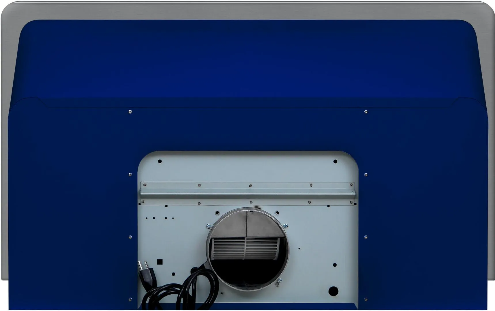 Ilve UAM90MB Majestic 36 Inch Blue Wall Mount Range Hood