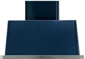 Ilve UAM90MB Majestic 36 Inch Blue Wall Mount Range Hood
