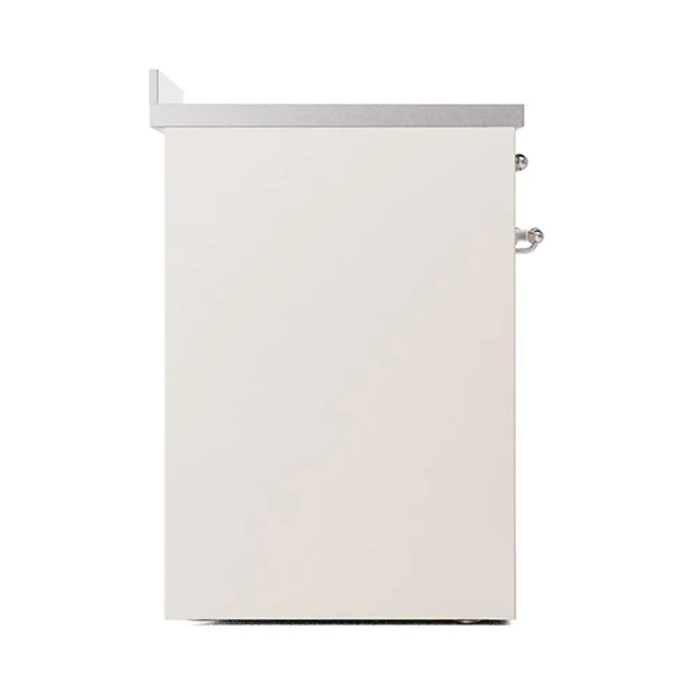 Ilve UNI304QNMPAWC Ilve Uni304Qnmpawc Nostalgie Ii Noblesse 30" Induction Range (Solid Door, Antique White, Chrome)