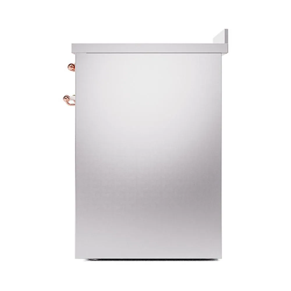 Ilve UNI304QNMPSSP Ilve Uni304Qnmpssp Nostalgie Ii Noblesse 30" Induction Range (Solid Door, Stainless Steel, Copper)