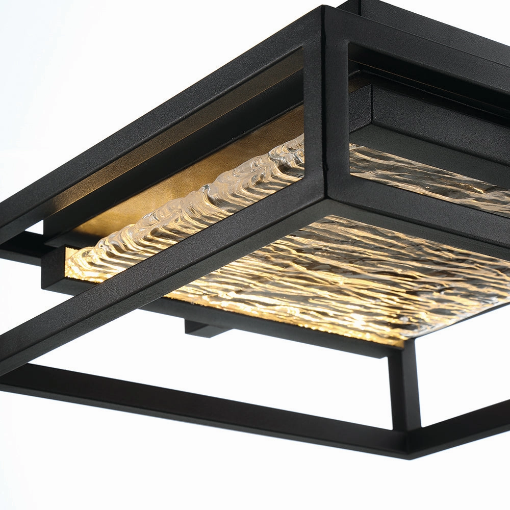 Ilya 13" LED Outdoor Ceiling Light