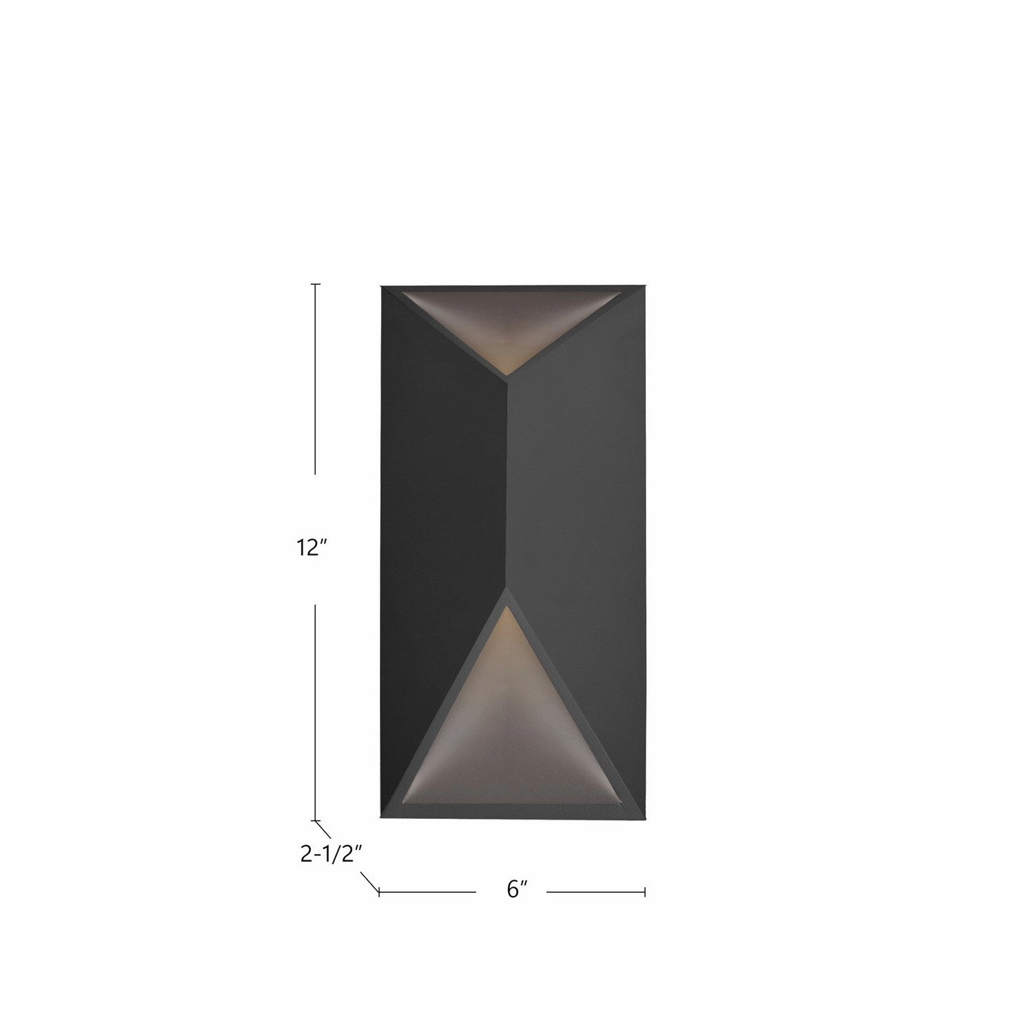 Indio LED Outdoor Wall Mount Black
