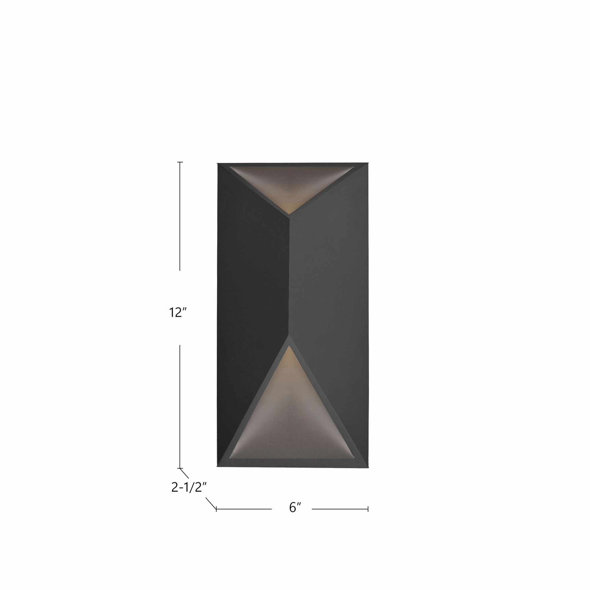 Indio LED Outdoor Wall Mount Black