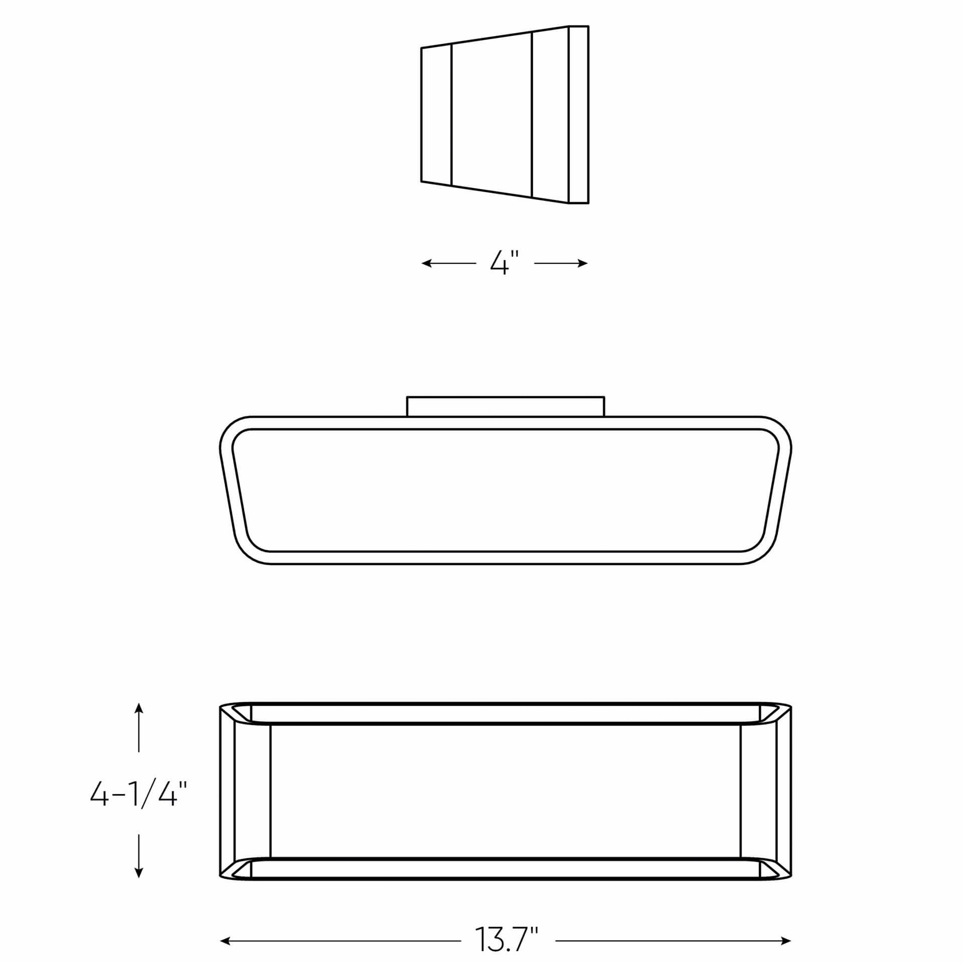 Indirect Rectangular Led Wall Sconce