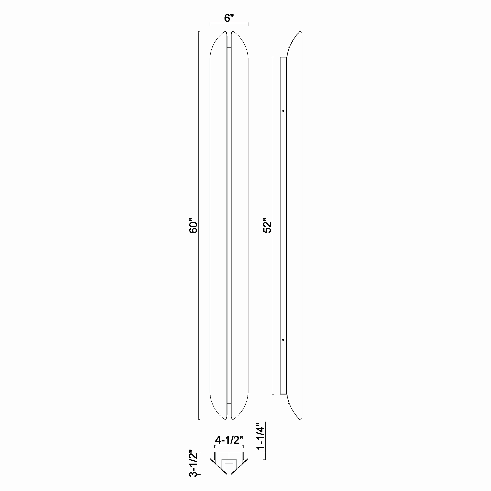 Inntra 60" Outdoor Wall Mount