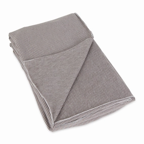Jersey Stripe - Blanket Scarf - Taupe Stripe Trending Offer Today