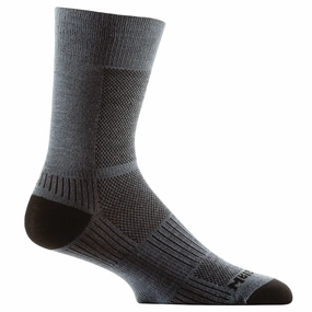 Wrightsock Coolmesh Ii Blister Blocking Socks - Grey Crew Socks Exclusive Hot Pick Shop the Savings