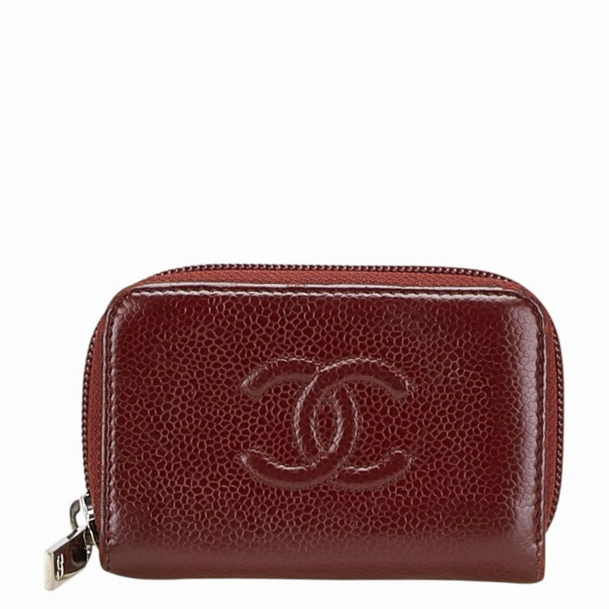 Chanel Leather Card Case (Pre-Owned) Special Price Offer Limited Time Sale