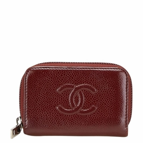Chanel Leather Card Case (Pre-Owned) Special Price Offer Limited Time Sale