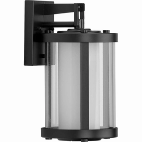 Irondale One Light Wall Lantern BlackOutdoor wall sconces with motion sensor