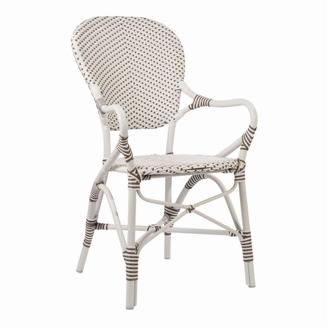 Isabell Armchair - AluRattan Outdoor - Stackableoutdoor patio dining furniture set