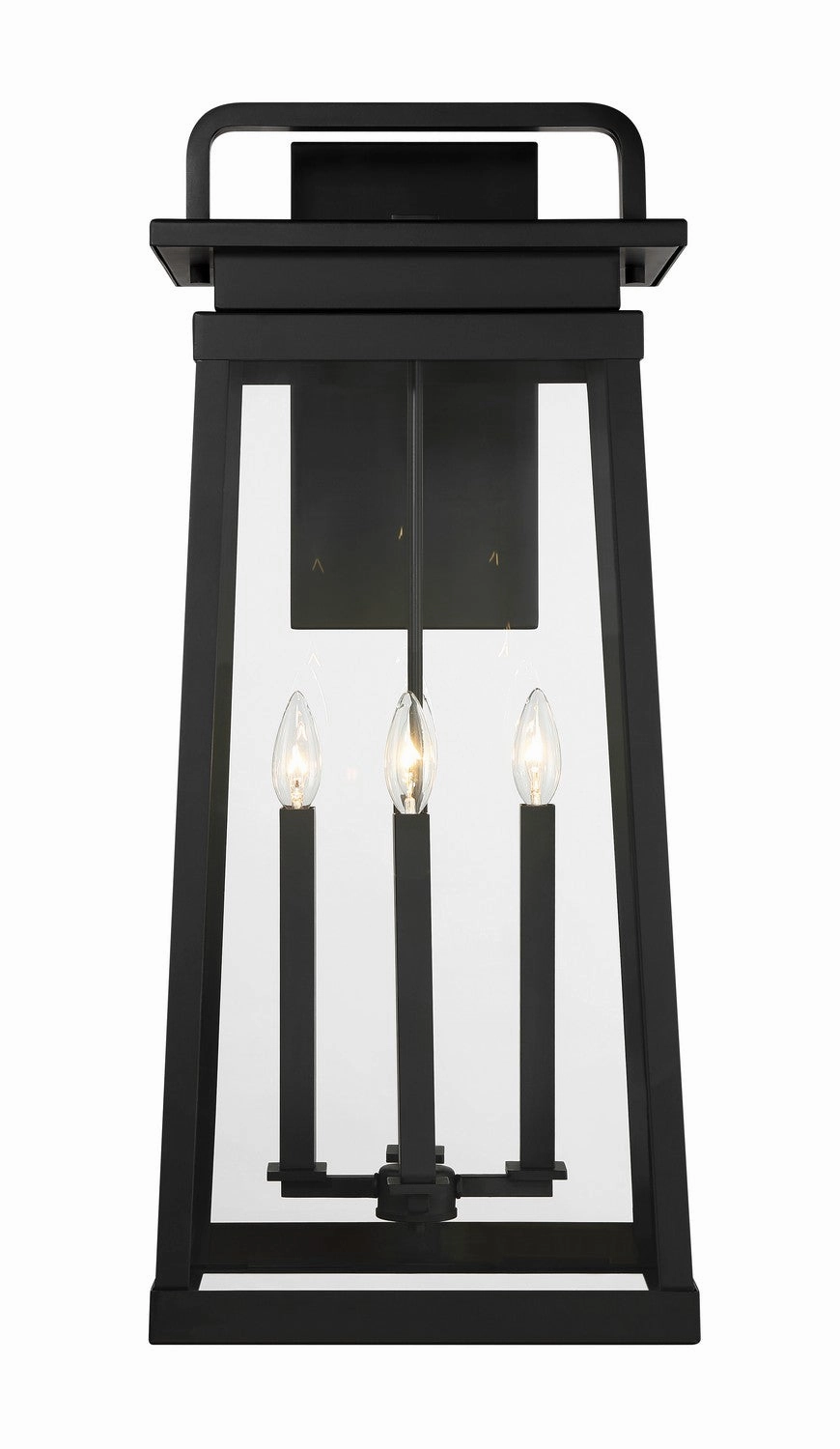 Isla Vista Four Light Outdoor Wall Mount Coal