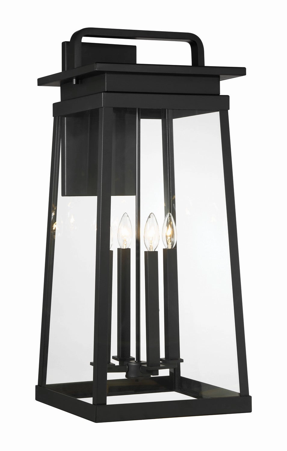 Isla Vista Four Light Outdoor Wall Mount Coal