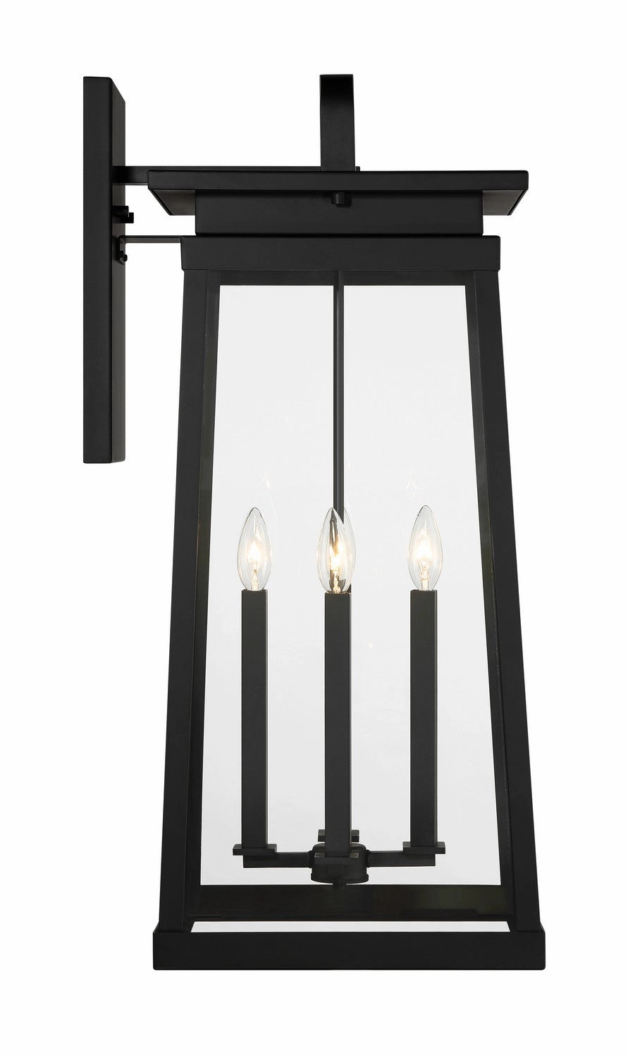 Isla Vista Four Light Outdoor Wall Mount Coal