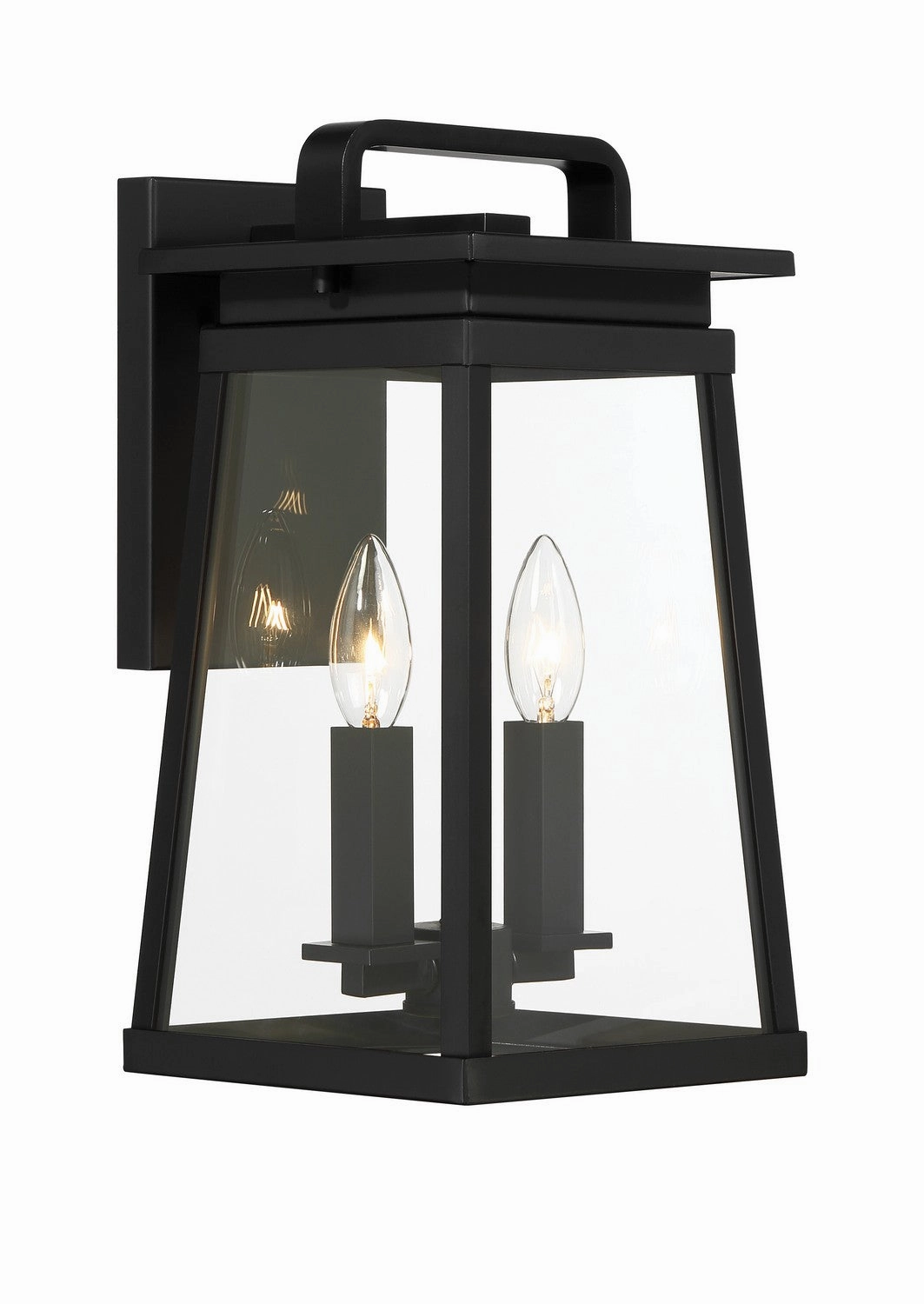 Isla Vista Two Light Outdoor Wall Mount Coal