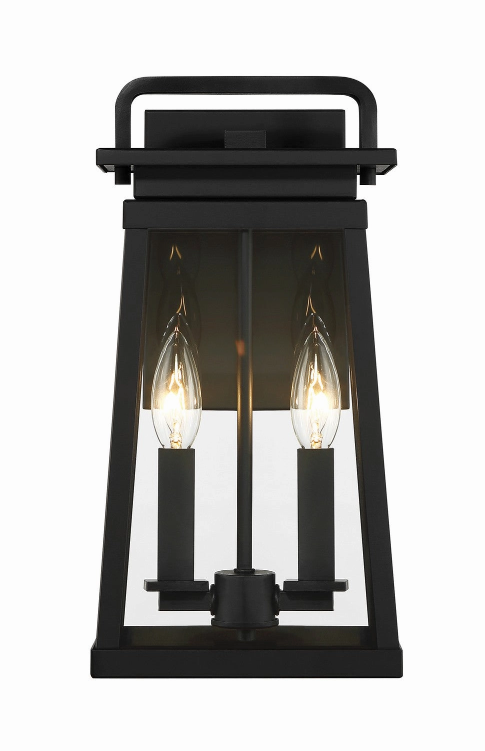 Isla Vista Two Light Outdoor Wall Mount Coal