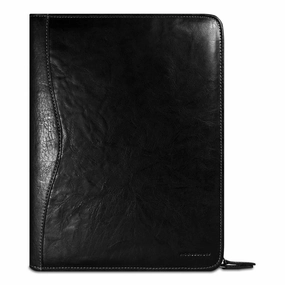 Jack Georges Voyager Collection Letter Size Zip Around Writing Pad Black Exclusive Hot Pick Instant Savings Inside