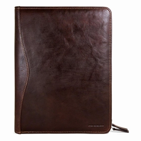 Jack Georges Voyager Collection Letter Size Zip Around Writing Pad Brown Grab Your Hot Pick