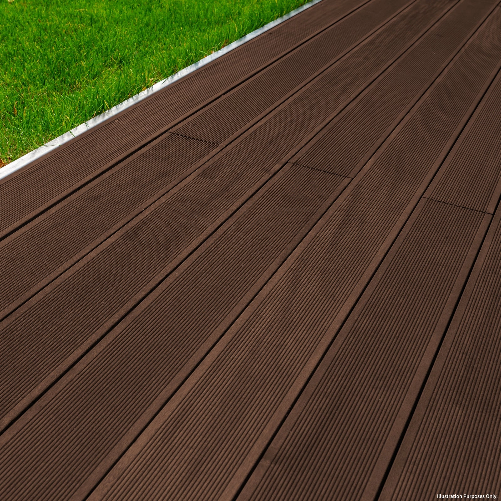 Jard Composite Decking - 9 SQM - Conker Brown
