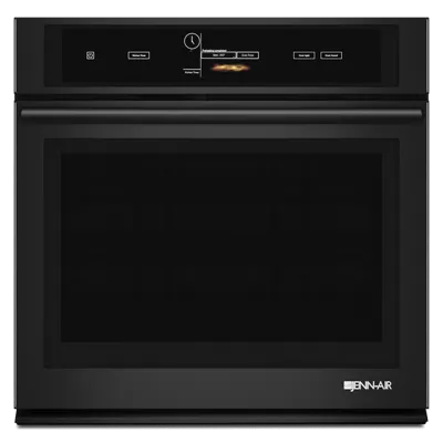 Jennair JJW3430DB Black Floating Glass 30" Single Wall Oven With V2 Vertical Dual-Fan Convection System