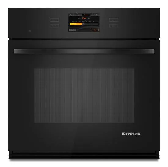 Jennair JJW3430WB Black Jenn-Air? Single Wall Oven With V2&#8482; Vertical Dual-Fan Convection System, 30"