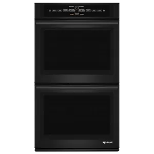 Jennair JJW3830DB Black Floating Glass 30" Double Wall Oven With V2 Vertical Dual-Fan Convection System