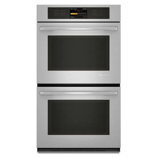Jennair JJW3830WS Stainless Steel Jenn-Air? Double Wall Oven With V2&#8482; Vertical Dual-Fan Convection System, 30"