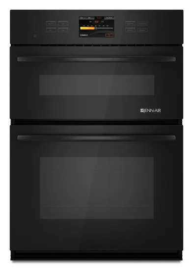 Jennair JMW3430WB Black Jenn-Air? Combination Oven With V2&#8482; Vertical Dual-Fan Convection System, 30"