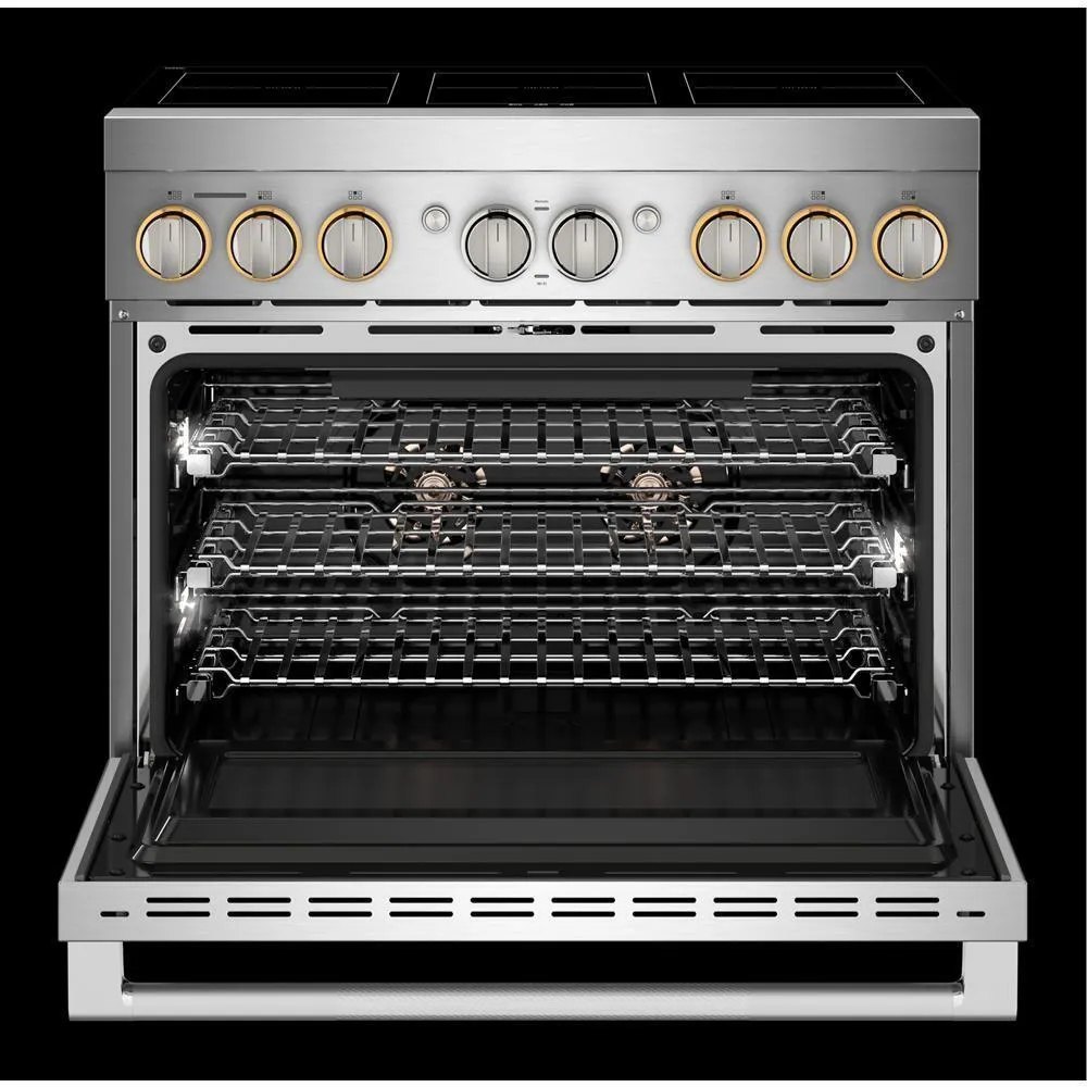 Jennair JPIFC736RL Rise&#8482; 36" Induction Professional-Style Range