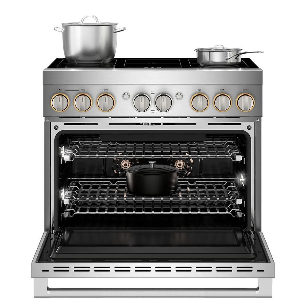 Jennair JPIFC736RL Rise&#8482; 36" Induction Professional-Style Range