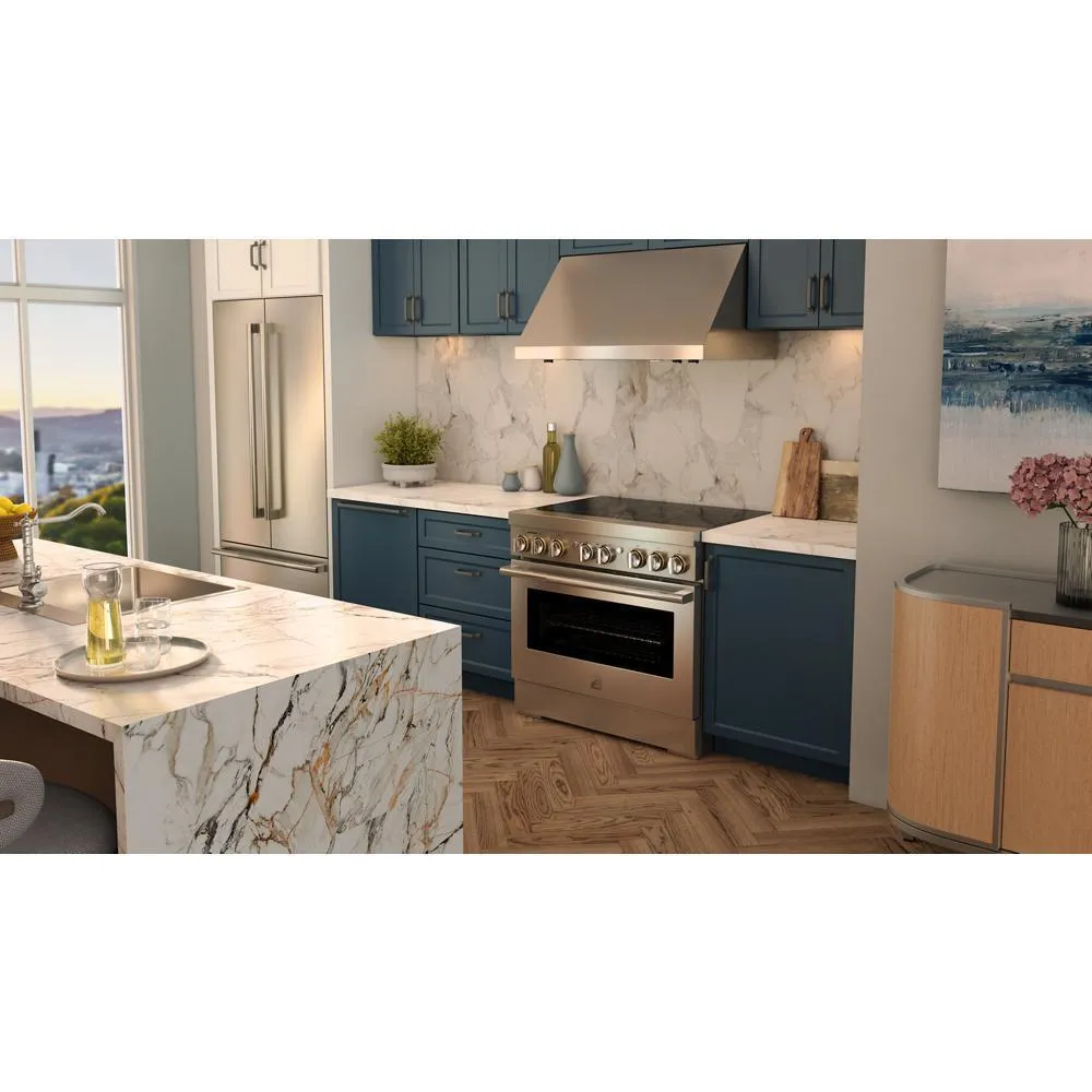 Jennair JPIFC736RL Rise&#8482; 36" Induction Professional-Style Range