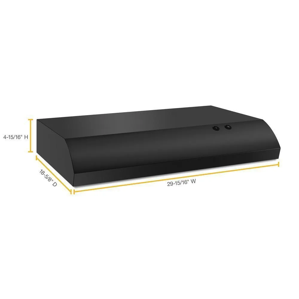 Jennair UXT2030ADB 30" Range Hood With The Fit System