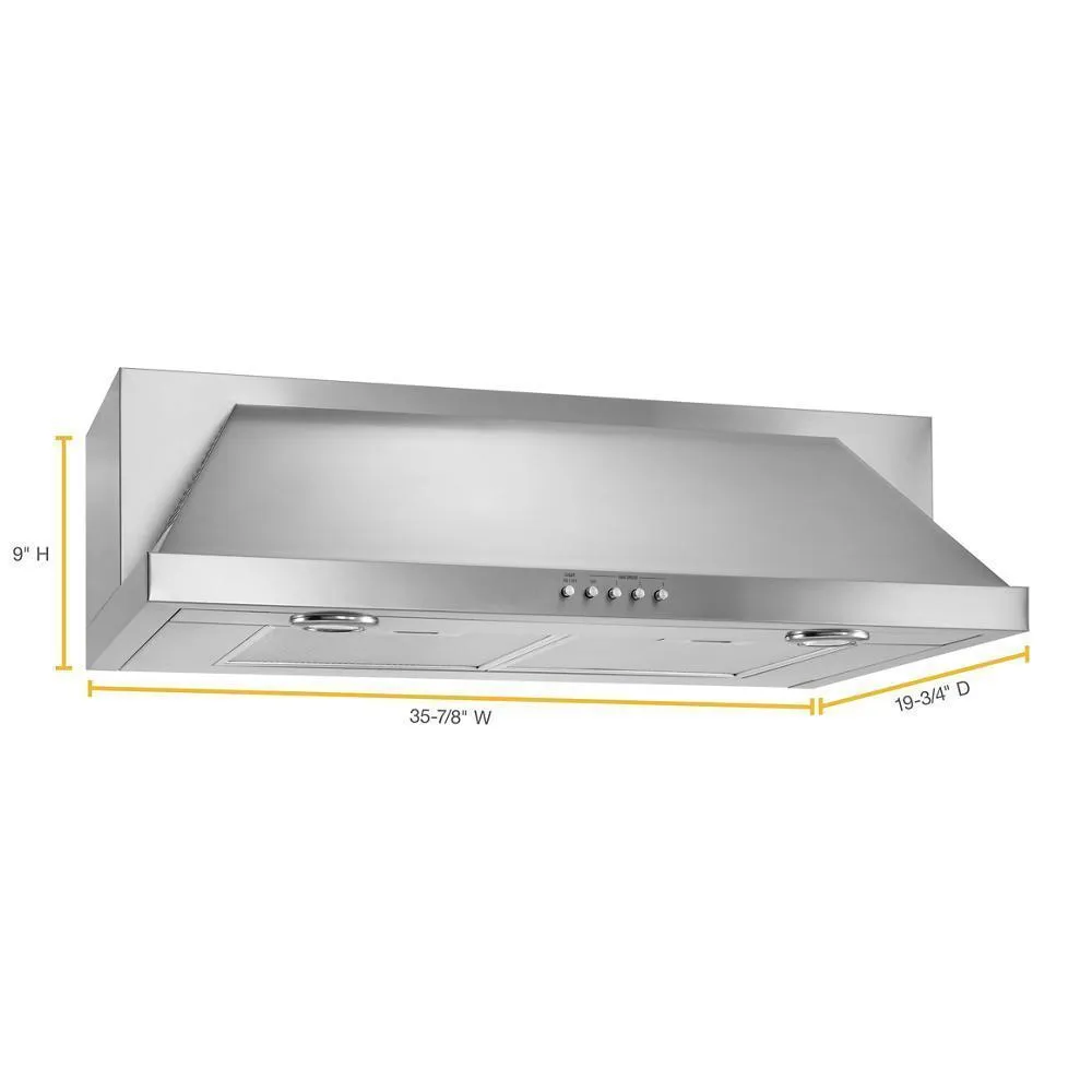 Jennair UXT5536AAS 36" Convertible Under-Cabinet Hood