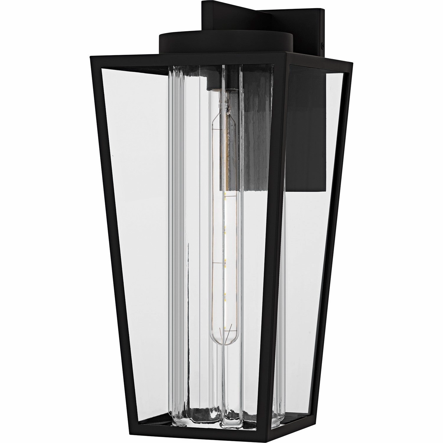 Jett One Light Outdoor Wall Lantern Matte BlackOutdoor wall sconces with motion sensor
