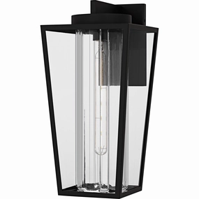 Jett One Light Outdoor Wall Lantern Matte BlackOutdoor wall sconces with motion sensor