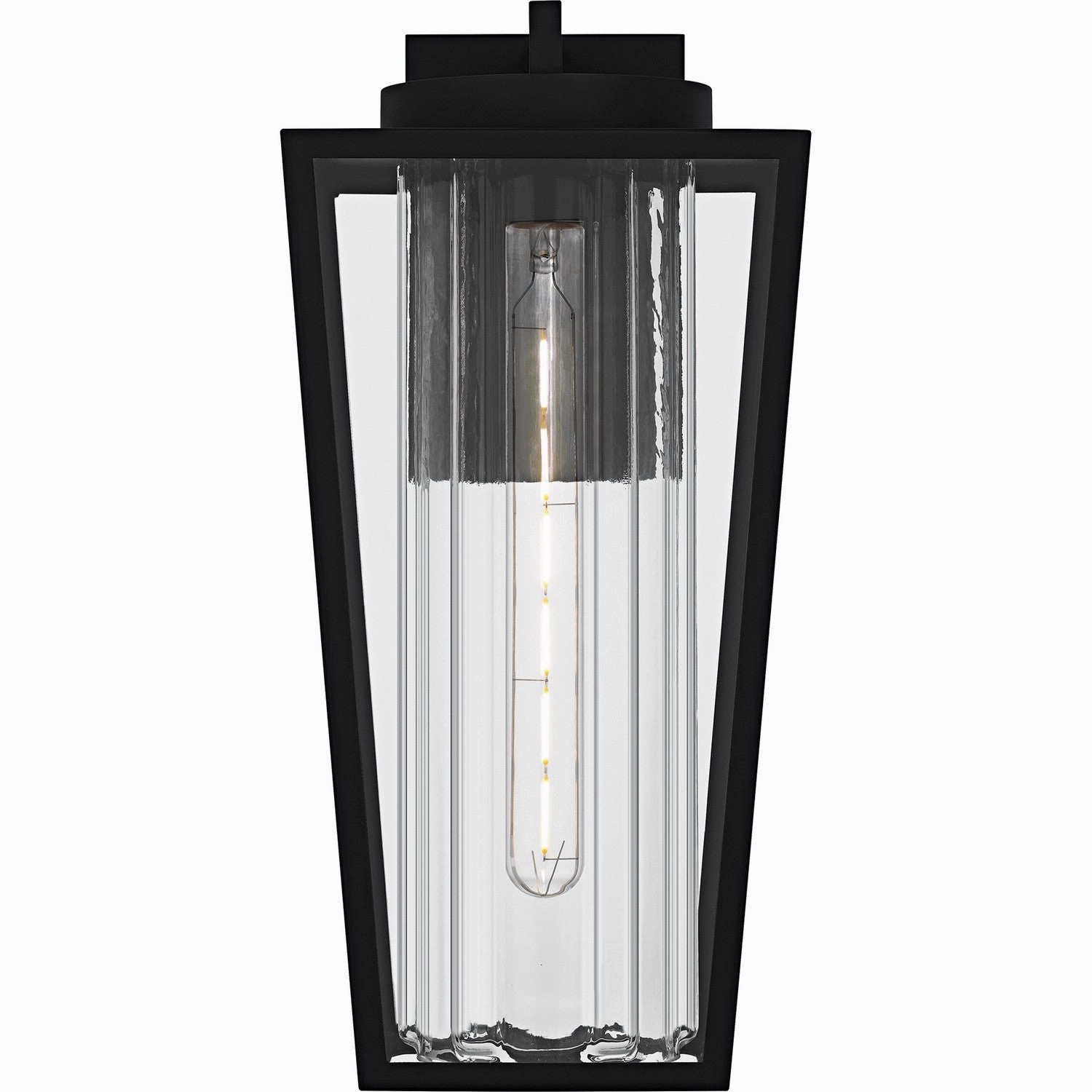 Jett One Light Outdoor Wall Lantern Matte Black
