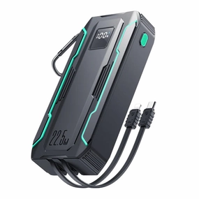 Joyroom Jr-L018 22.5W Power Bank 20000Mah With Dual Cables Black Hot Clearance Now Shop Smart Deals