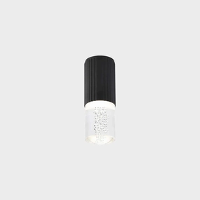 Jude - Black Flush Rib Bubble Ceiling LightWeatherproof outdoor lighting