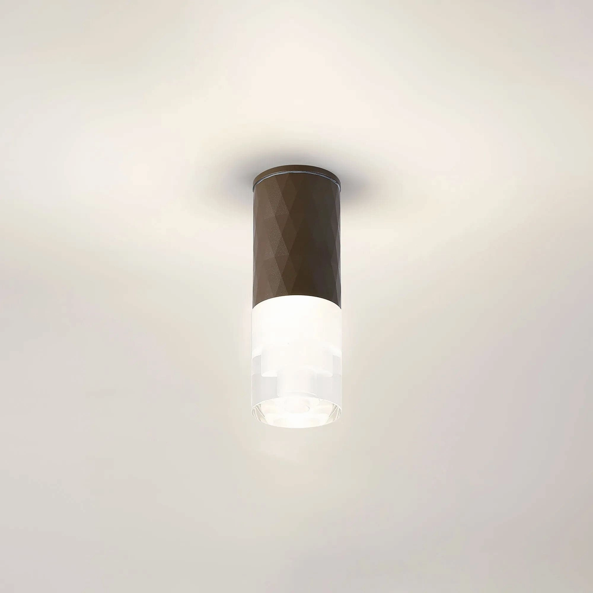 Jude - Brown Flush Diamond Tier Ceiling Light