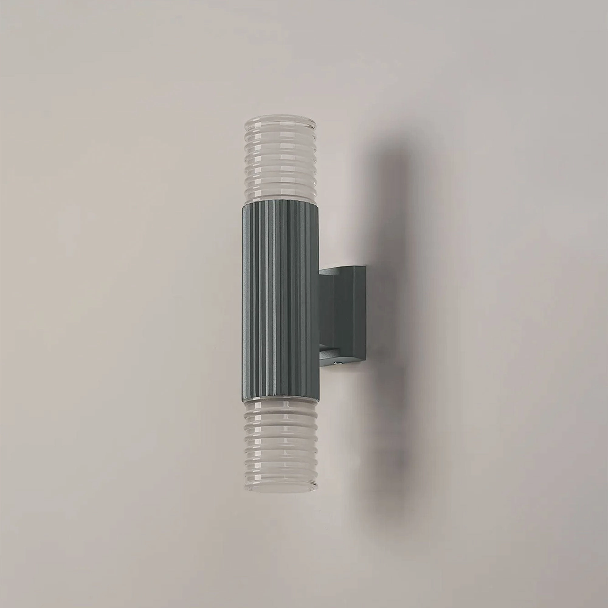 Jude - Grey Double Wall Light