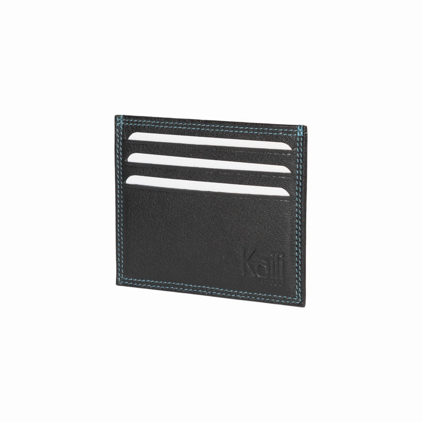 Kaili Mood Credit Card Holder Leather Black New Arrival Discount Price Drop Today