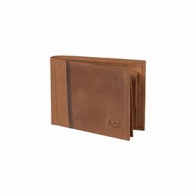 Kaili Mood Leather Bifold Wallet Tan Save Big Today Special Steal Event