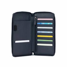Flash Discount Today New Arrival Discount Kaili Mood Leather Travel Document Holder Black