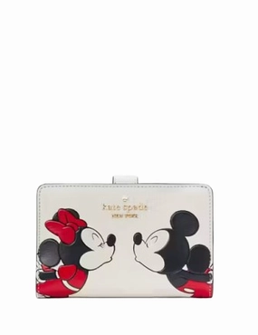 Kate Spade New York Disney X Kate Spade New York Minnie Medium Compact Bifold Wallet Price Drop Alert