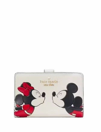 Kate Spade New York Disney X Kate Spade New York Minnie Medium Compact Bifold Wallet Price Drop Alert