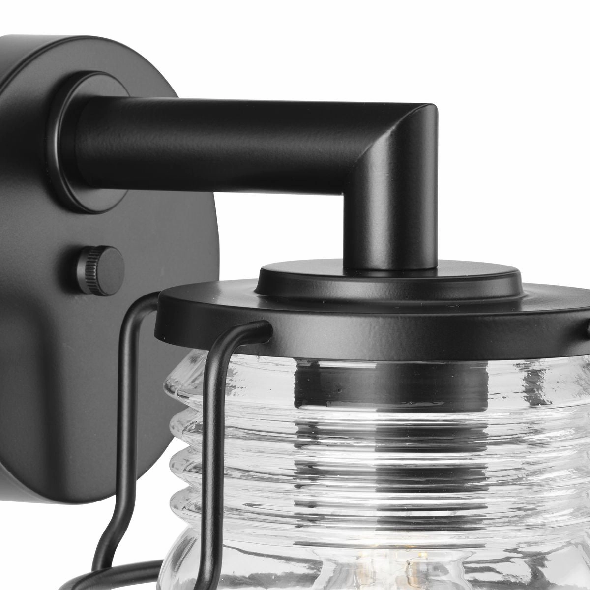 Keegan One Light Outdoor Wall Lantern Matte Black