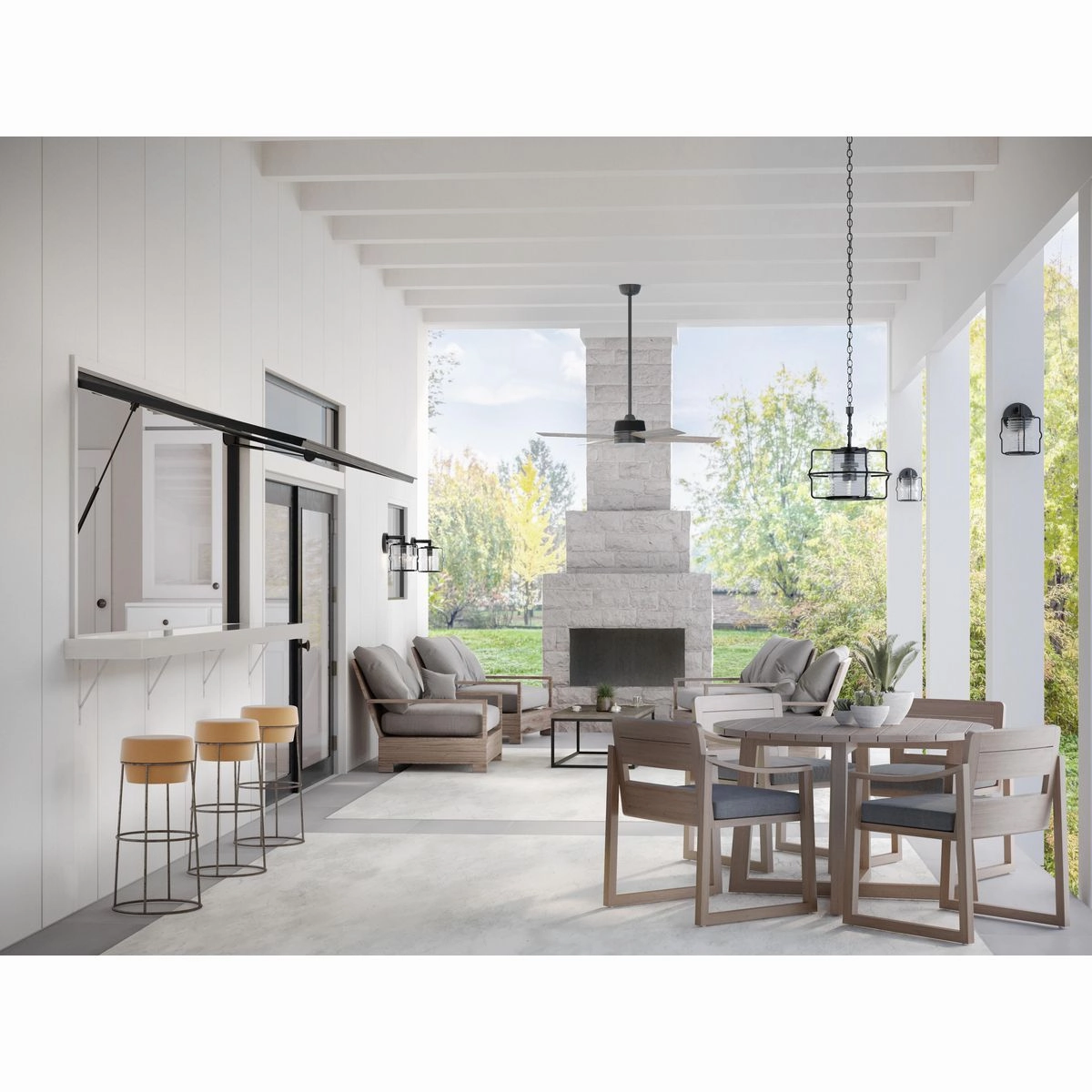 Keegan One Light Outdoor Wall Lantern Matte Black