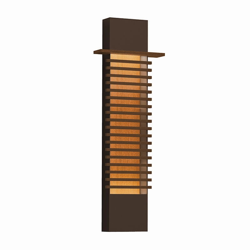 Kengo LED Wall Sconce Textured BronzeOutdoor wall sconces with motion sensor